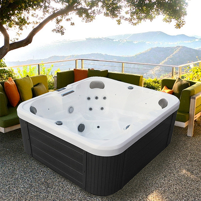 Pearl White 4 asienta las bañeras del balneario de Whirlpool da masajes a las tinas calientes al aire libre