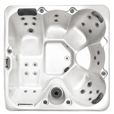 bañera de lujo para 5 personas con bañera de hidromasaje acrílica con altavoz Bluetooth