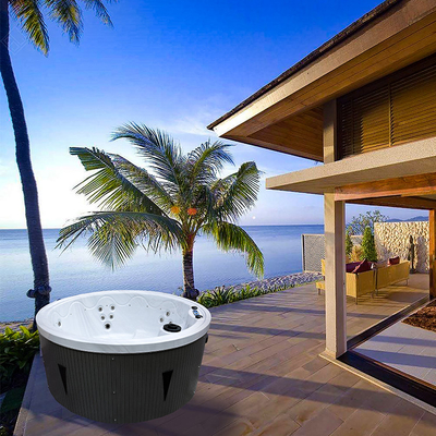 Tinas calientes al aire libre del hotel de Whirlpool del masaje de la bañera del balneario redondo de las aguas termales